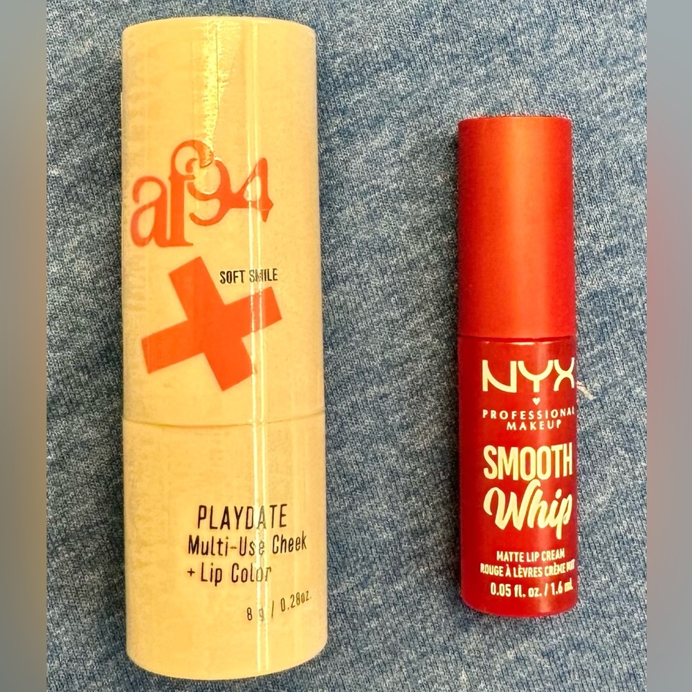 af94 playdate & NYX smooth whip matte lip cream - NWT (factory sealed) 💋